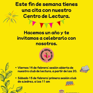 Primer aniversario del Centro de lectura Carmen Crespo